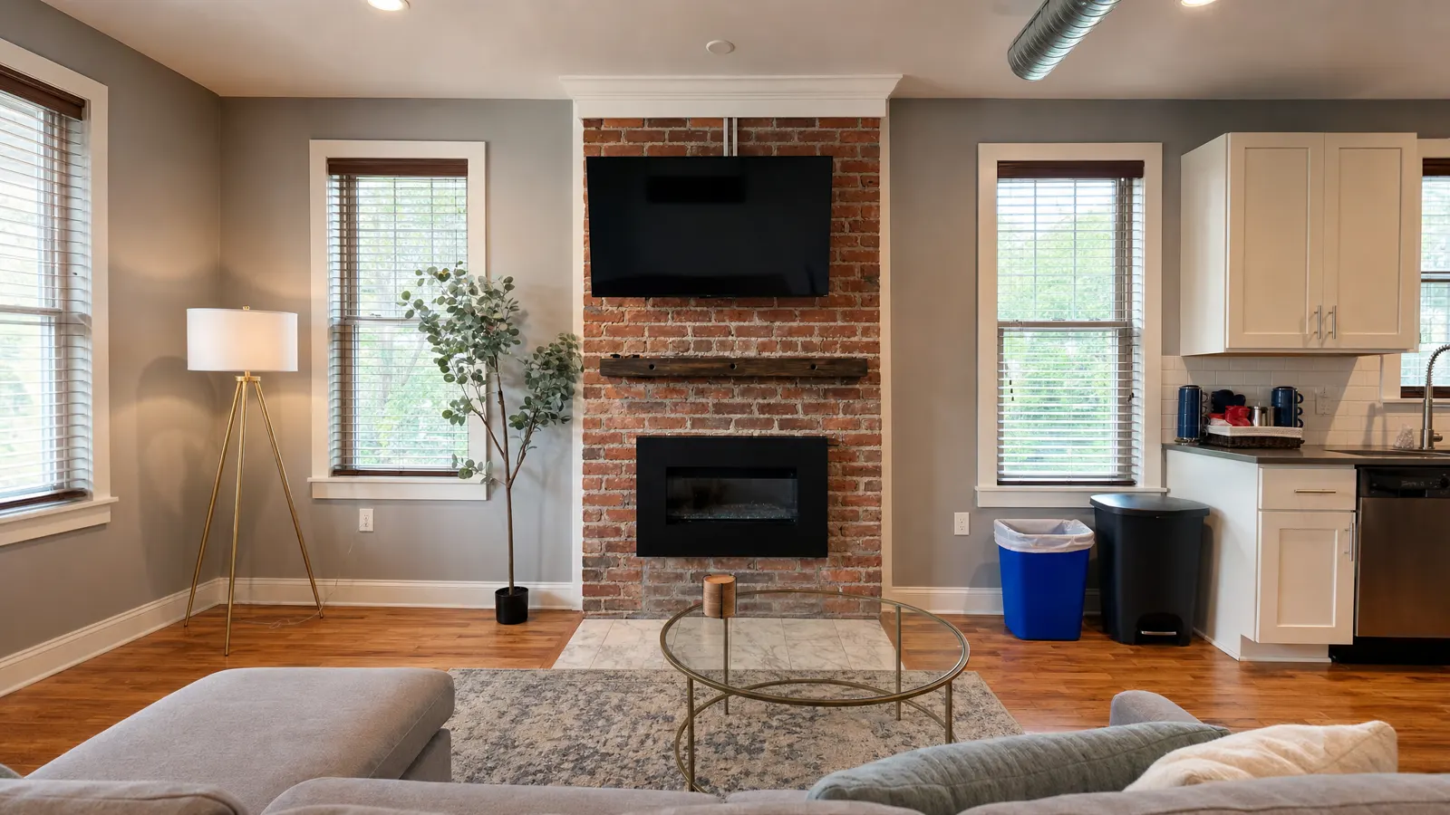 The Brightleaf living room