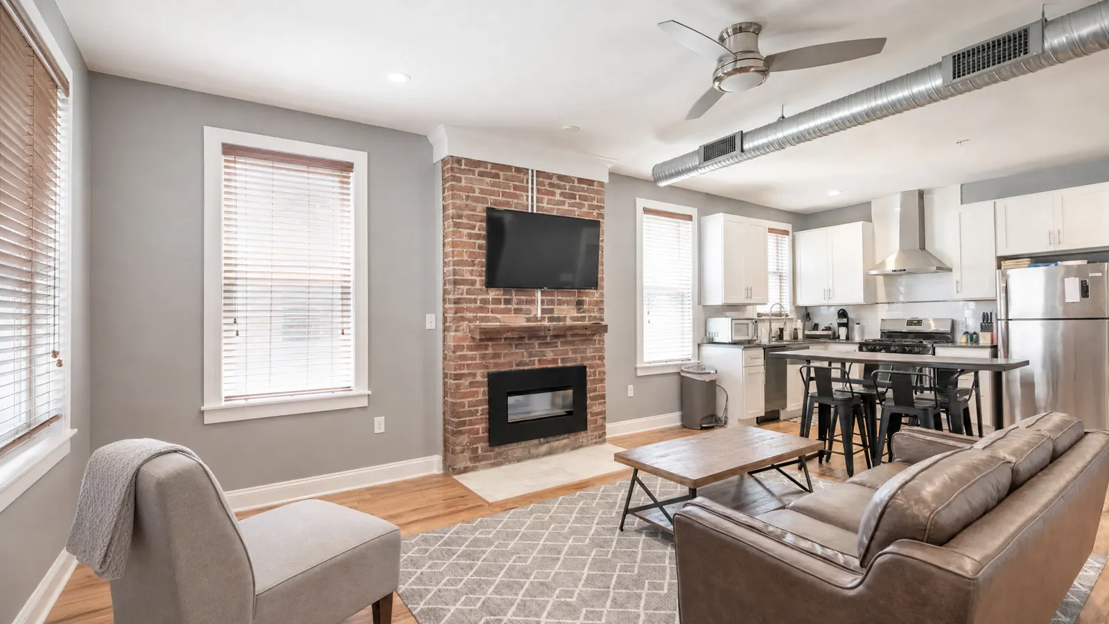 The Bull City living room