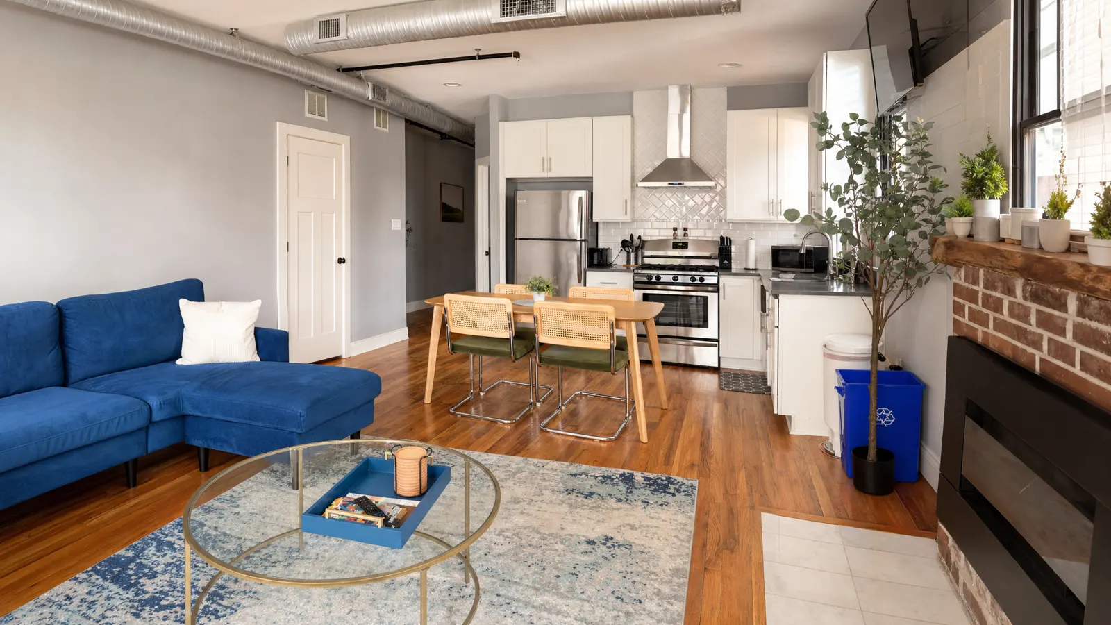 The Golden Belt living room